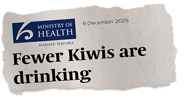 Ministry of Health: Fewer Kiwis are drinking