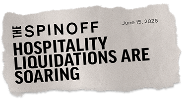 The Spinoff: Hospitality liquidations are soaring